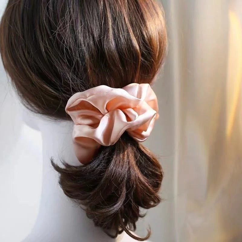 Large Pure Silk Scrunchie