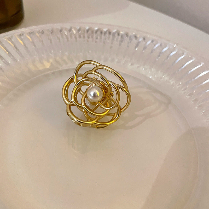 Stylish Hair Accessories | Unique Cutout Camellia Clips