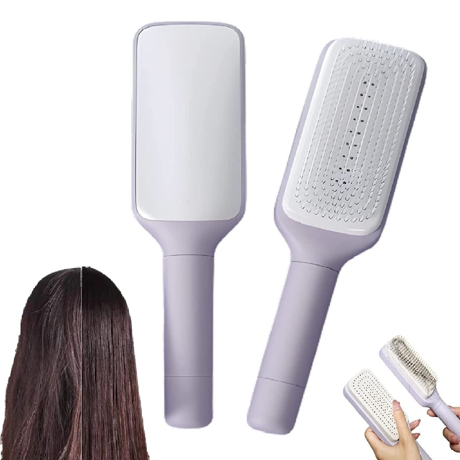 Lars Haircare Hair Brush Self-cleansing Detangling Hair Brush