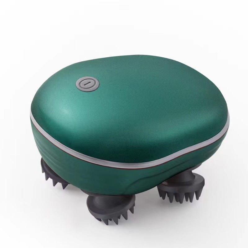 Lars Haircare Scalp Massager Green Electric Scalp Massager with Red Light Therapy CJAM171881601AZ
