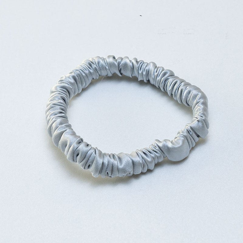 Lars Haircare Silk Scrunchie Silver grey / 1PCS Pure Silk Skinny Scrunchies CJZS135932811KP