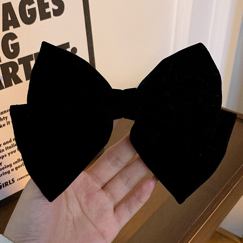 Vintage Velvet Bow Hair Clip