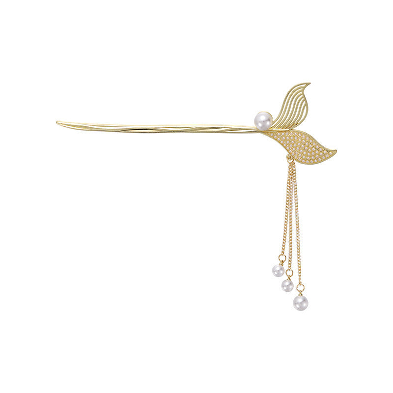 Mermaid Tail Tassel Hairpin