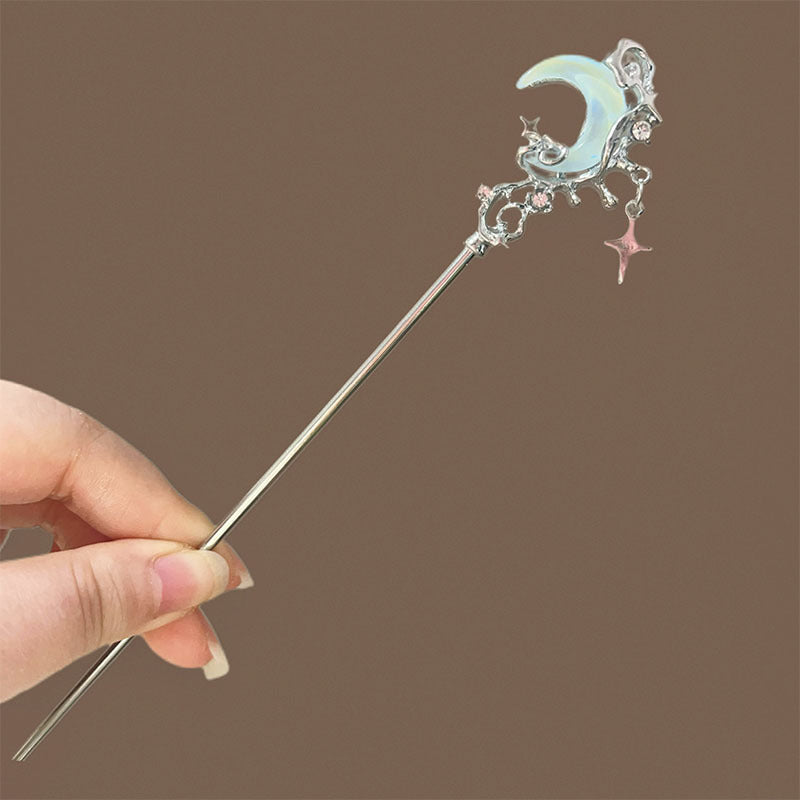 Moon and Star Hair Stick