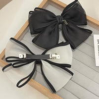 Handmade Mesh Bow Hair Clip