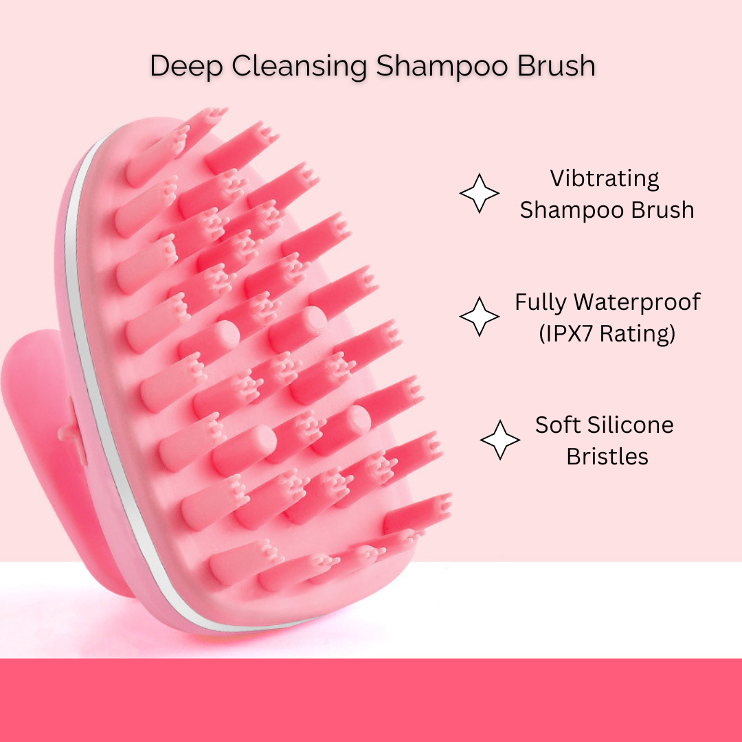 Electric Waterproof Shampoo Brush