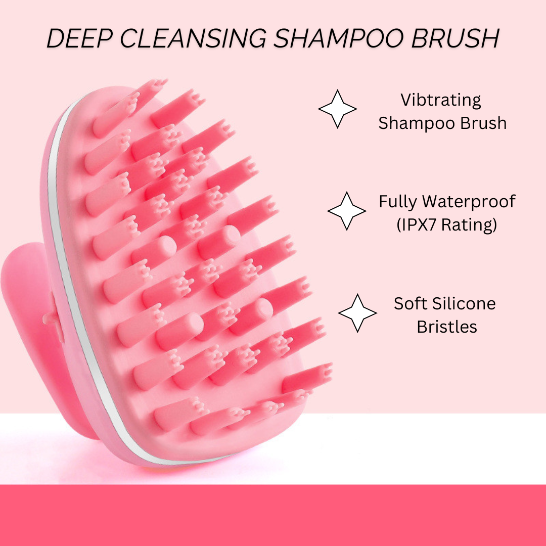 Electric Waterproof Shampoo Brush