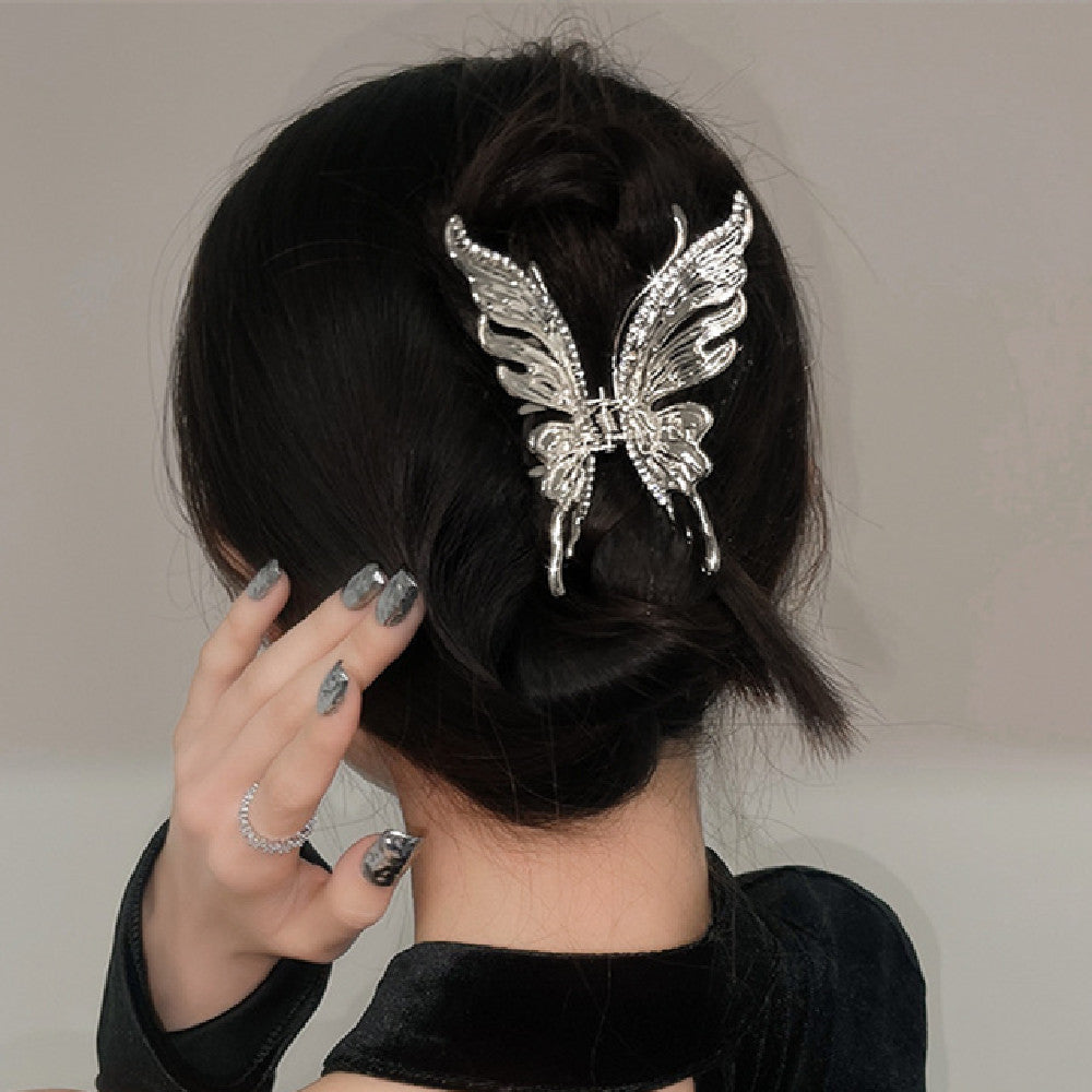 Large Metal Butterfly Hair Clip
