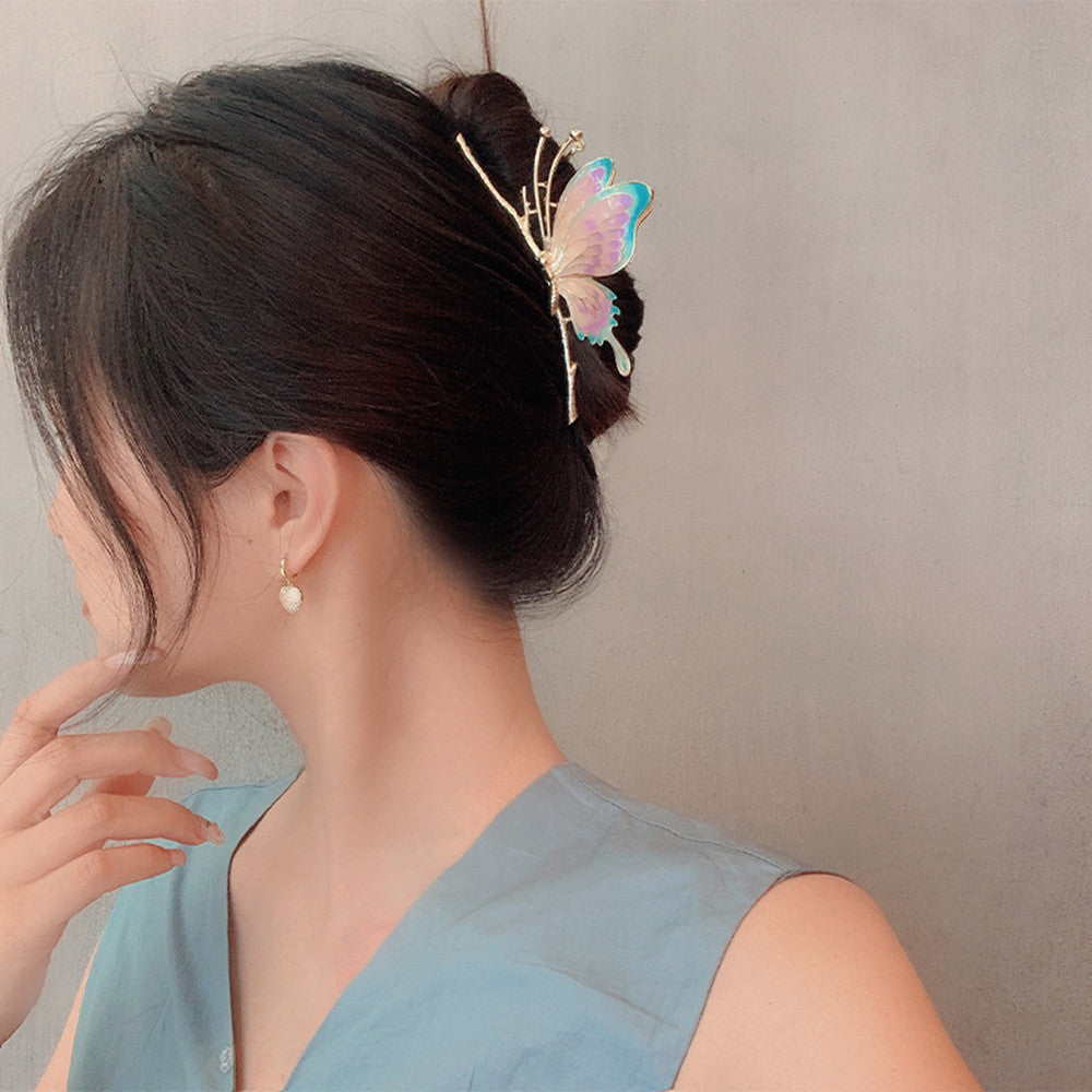 Butterfly hair clip, butterfly claw clip, butterfly lovers, butterfly gifts, christmas gifts, hair fashion, best claw clips, aesthetic claw clip, bun hairstyles