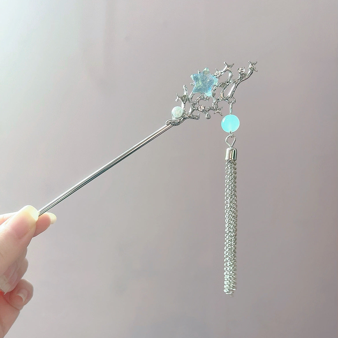 Moon and Star Hair Stick