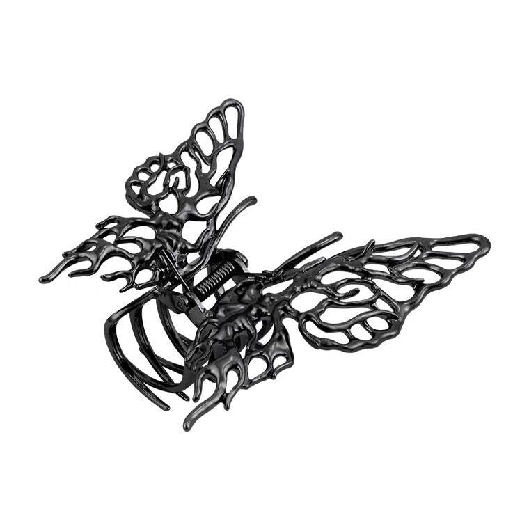 Liquid Metal Butterfly Claw Clip