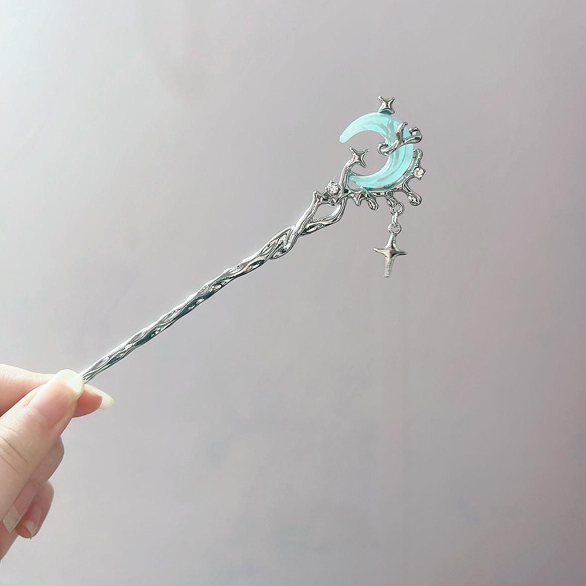 Moon and Star Hair Stick