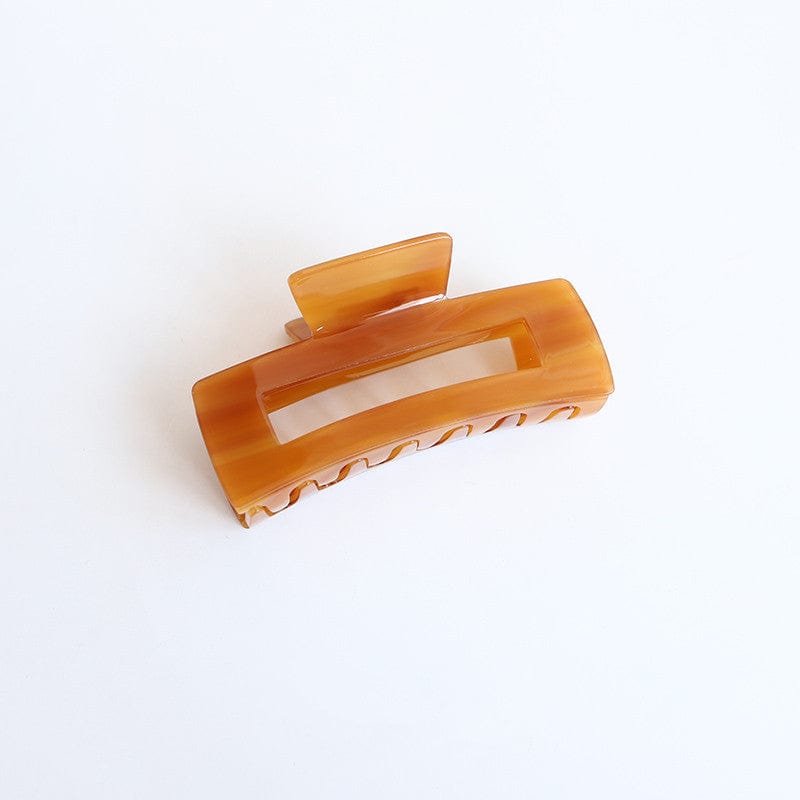 Lars Haircare Claw Clip Caramel Coffee Luxe Rectangular Claw Clip CJST147991311KP