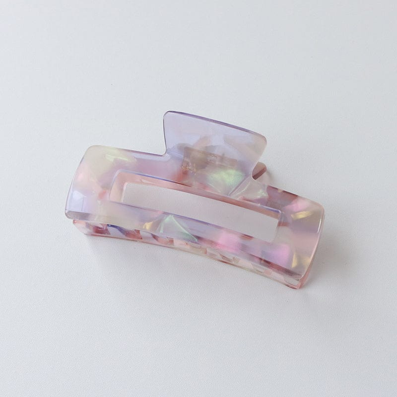 Lars Haircare Claw Clip Colorful Flower Brocade Luxe Rectangular Claw Clip CJST147991313MN