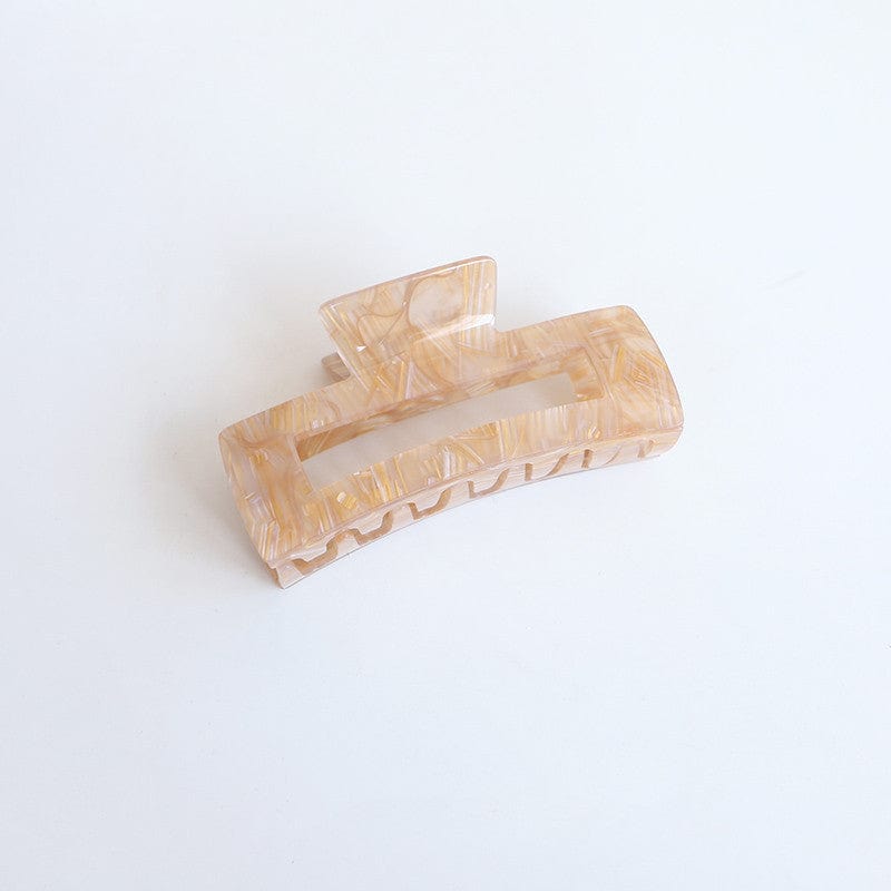 Lars Haircare Claw Clip Gold wire pattern Luxe Rectangular Claw Clip CJST147991308HS