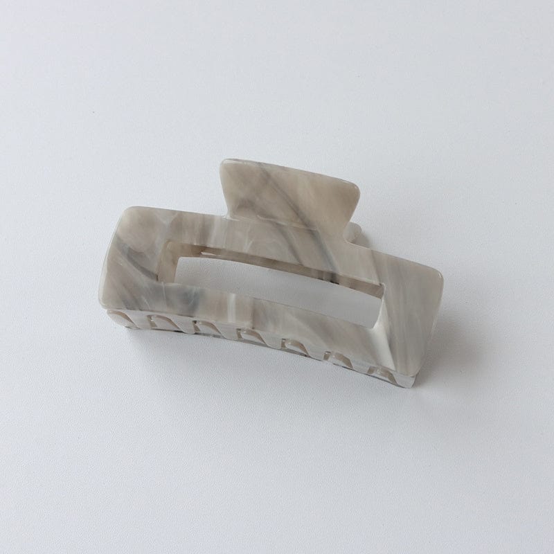 Lars Haircare Claw Clip Lime Grey Luxe Rectangular Claw Clip CJST147991315OL