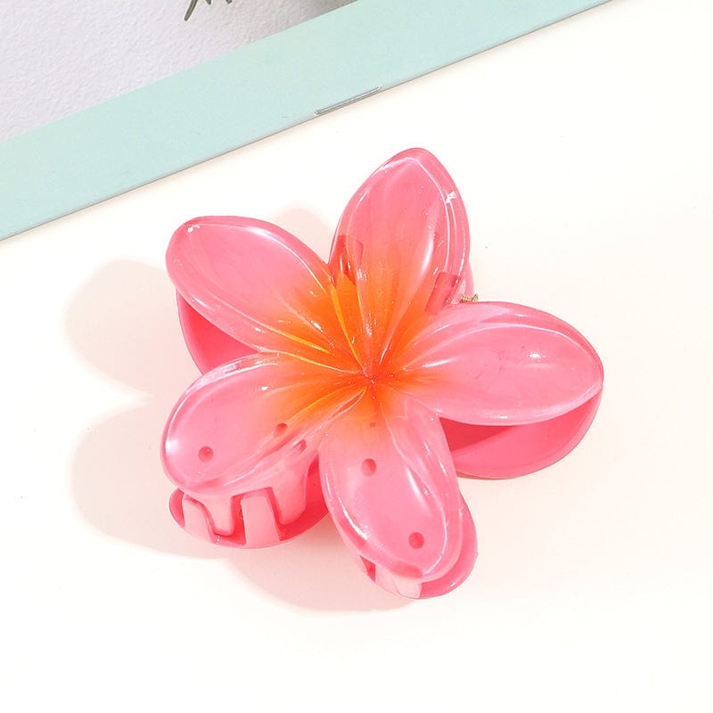 Lars Haircare Claw Clip Watermelon Red Plumeria Claw Clip CJJT172264807GT