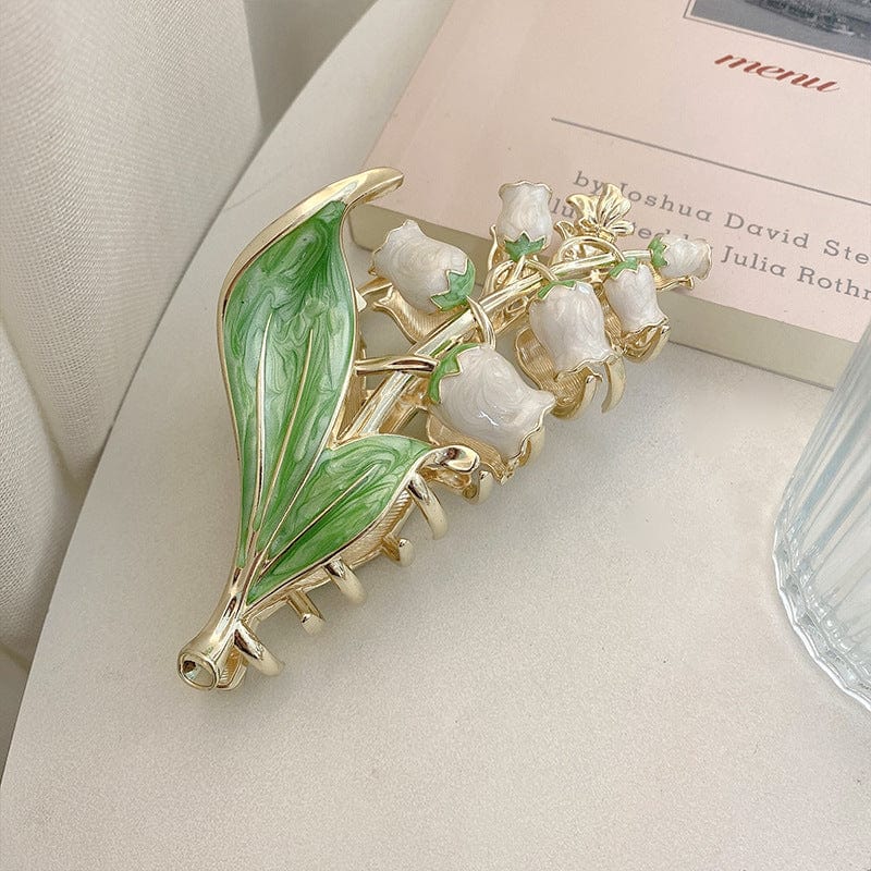 Lars Haircare Claw Clip White Lily Of The Valley Claw Clip CJST162784201AZ