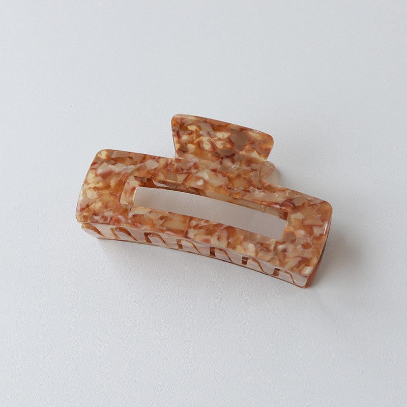 Lars Haircare Claw Clip Yellow Oak Luxe Rectangular Claw Clip CJST147991320TG