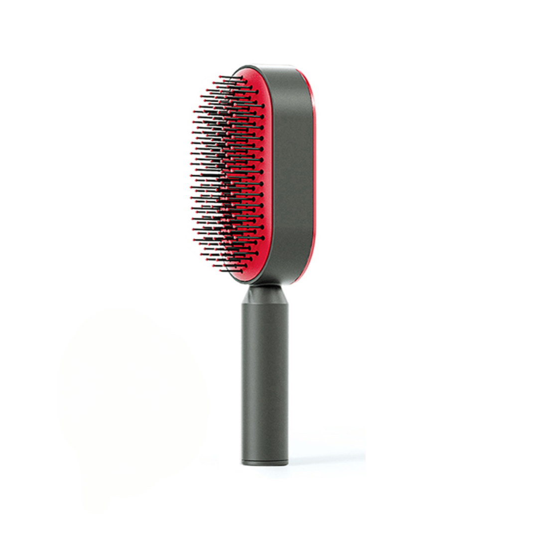 Lars Haircare Hair Brush Red Self-Cleaning Hair Brush Self-Cleaning Hair Brush CJJT153827211KP