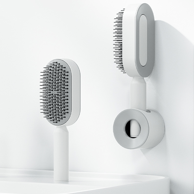 Lars Haircare Hair Brush Self-Cleaning Hair Brush