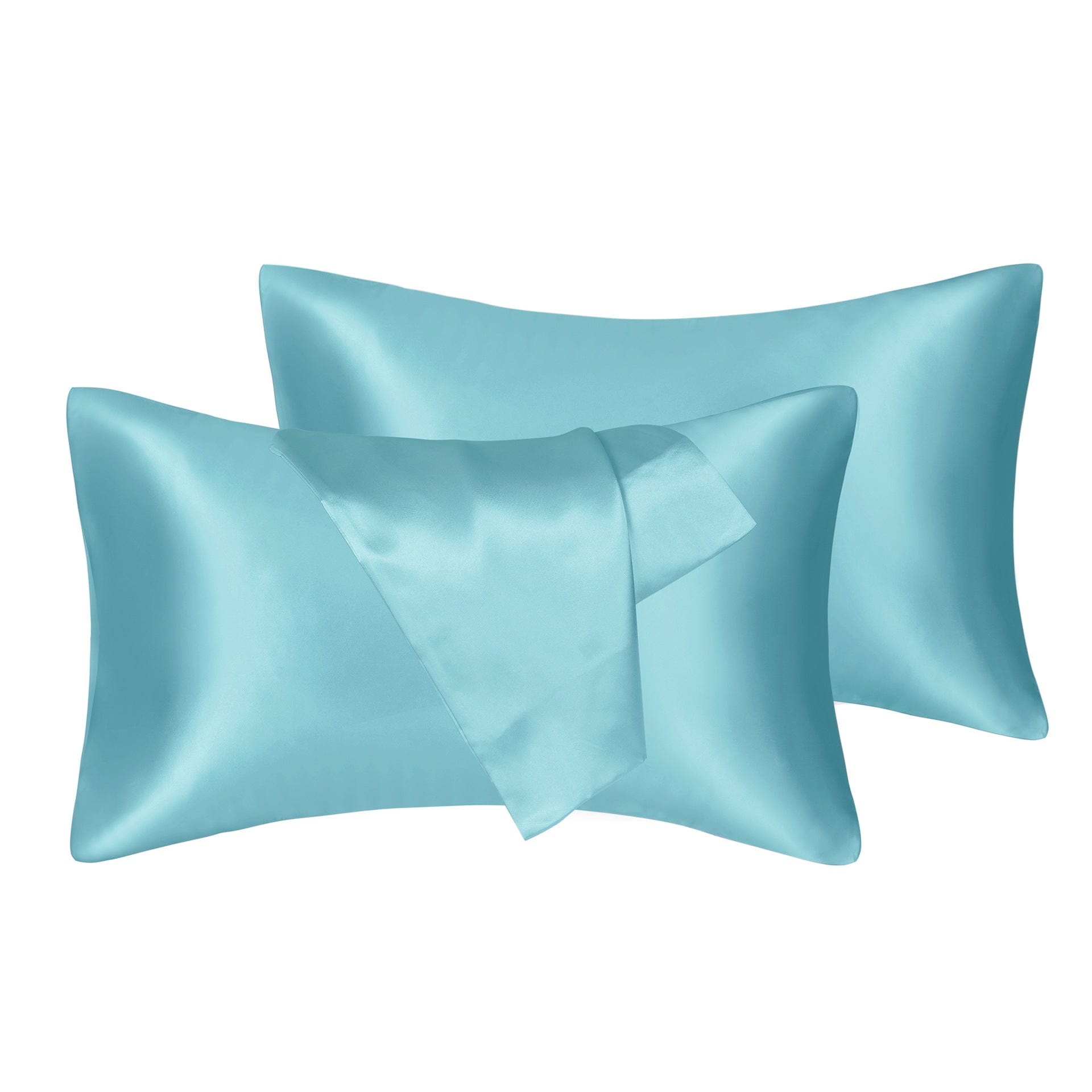 Lars Haircare Satin Pillowcase Green / King 20X36in Silky Satin Pillowcase Set CJCS138313312LO