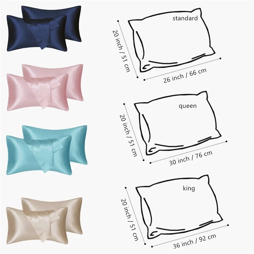 Lars Haircare Satin Pillowcase Silky Satin Pillowcase Set