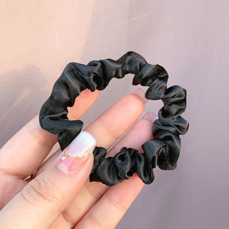 Lars Haircare Satin scrunchie Black - Skinny Scrunchie Large Satin Scrunchies CJYD185371915OL