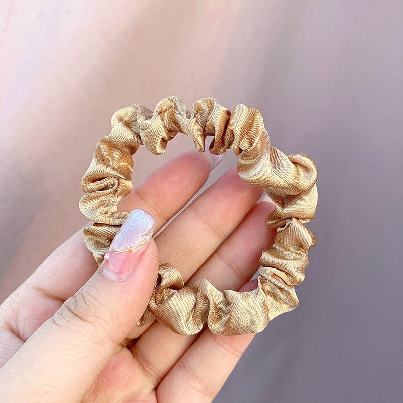 Lars Haircare Satin scrunchie Champagne - Skinny Scrunchie Large Satin Scrunchies CJYD185371910JQ