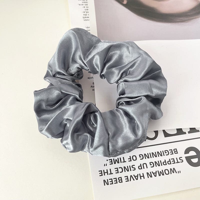 Lars Haircare Satin scrunchie Gray - Large Scrunchie Large Satin Scrunchies CJYD185371918RI