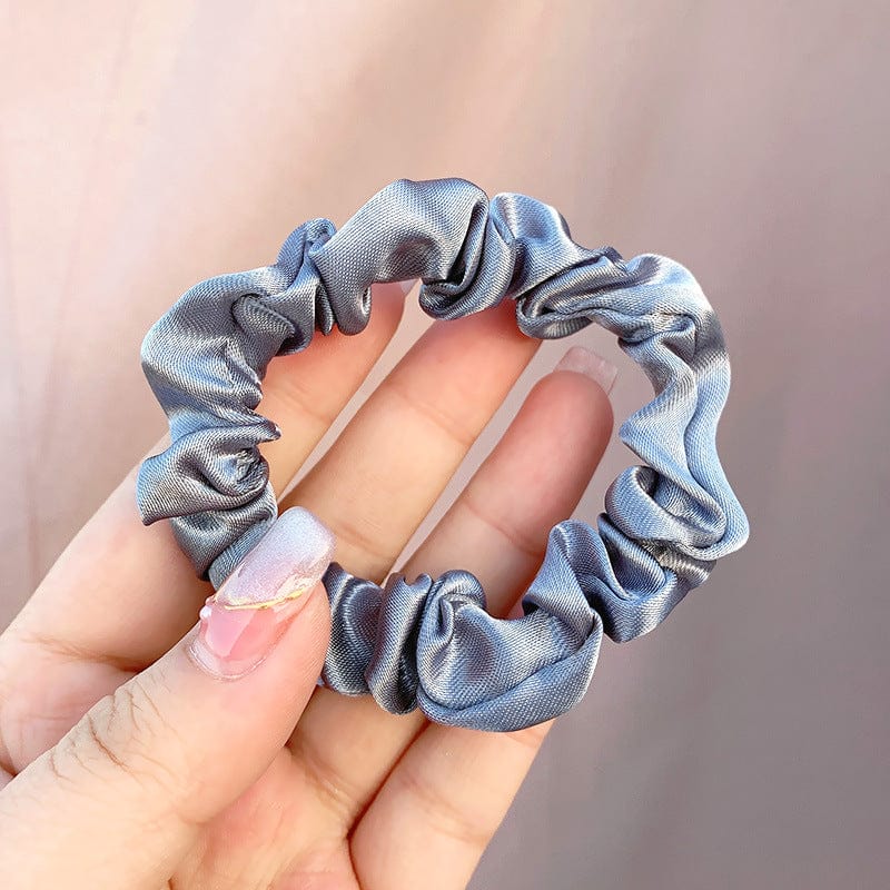 Lars Haircare Satin scrunchie Gray - Skinny Scrunchie Large Satin Scrunchies CJYD185371916PK