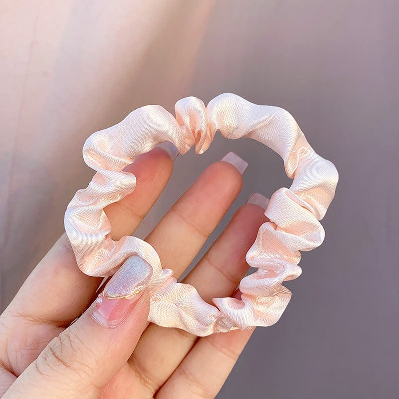 Lars Haircare Satin scrunchie Light Pink - Skinny Scrunchie Large Satin Scrunchies CJYD185371908HS