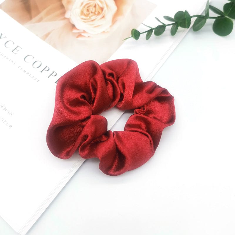 Lars Haircare Satin scrunchie Red Large Satin Scrunchies CJTF160574613MN