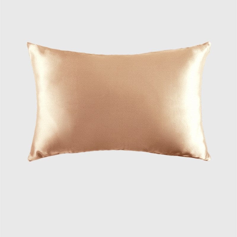 Lars Haircare Silk Pillowcase Apricot / 51x66cm Double-Sided Silk Zipper Pillowcase, 19 mommes CJJJJFZT00898-Apricot-51x66cm