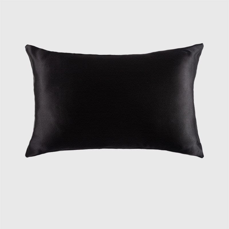 Lars Haircare Silk Pillowcase Black / 51x66cm Double-Sided Silk Zipper Pillowcase, 19 mommes CJJJJFZT00898-Black-51x66cm