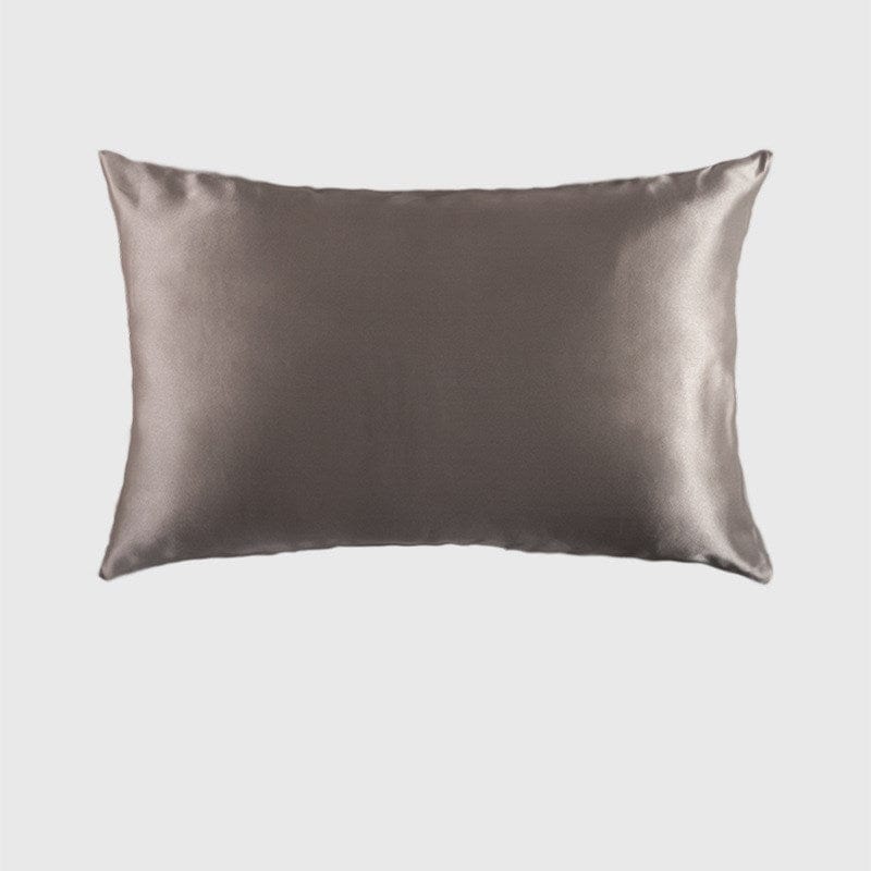 Lars Haircare Silk Pillowcase Dark gray / 51x66cm Double-Sided Silk Zipper Pillowcase, 19 mommes CJJJJFZT00898-Dark gray-51x66cm