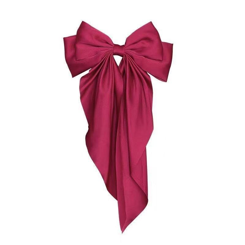 Lars Haircare Hair Clip Long Satin Bow Hair Clip