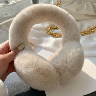 Lars Haircare Headband Beige / 21CM Luxe Plush Fur Ear Warmer CJST161994804DW