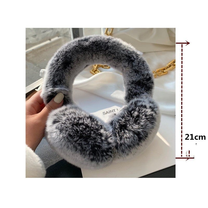 Lars Haircare Headband Luxe Plush Fur Ear Warmer