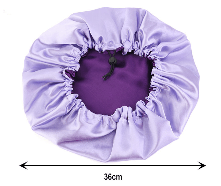 Lars Haircare Satin Hair Bonnet Adjustable Double Layered Reversible Satin Hair Bonnet