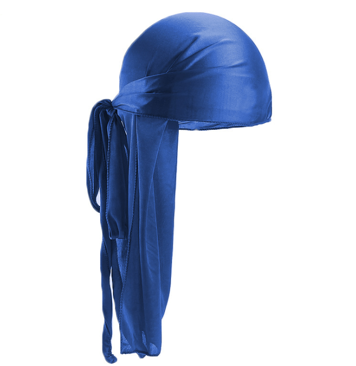 Lars Haircare Satin Hair Bonnet Blue / Durag Silky Satin Big Hair Bonnet & Durag CJNSFSMZ00671-Blue-Long