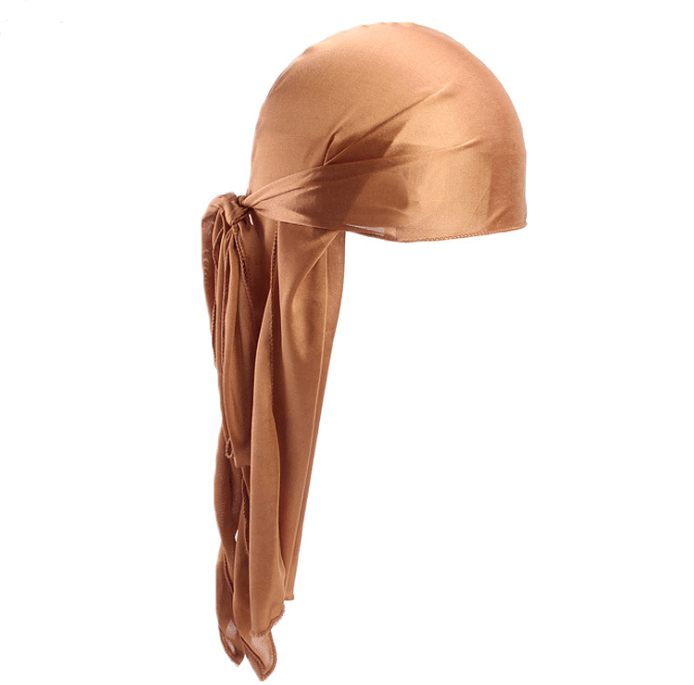 Lars Haircare Satin Hair Bonnet Khaki / Durag Silky Satin Big Hair Bonnet & Durag CJNSFSMZ00671-Khaki-Long