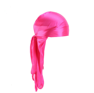 Lars Haircare Satin Hair Bonnet Rose / Durag Silky Satin Big Hair Bonnet & Durag CJNSFSMZ00671-Rose-Long