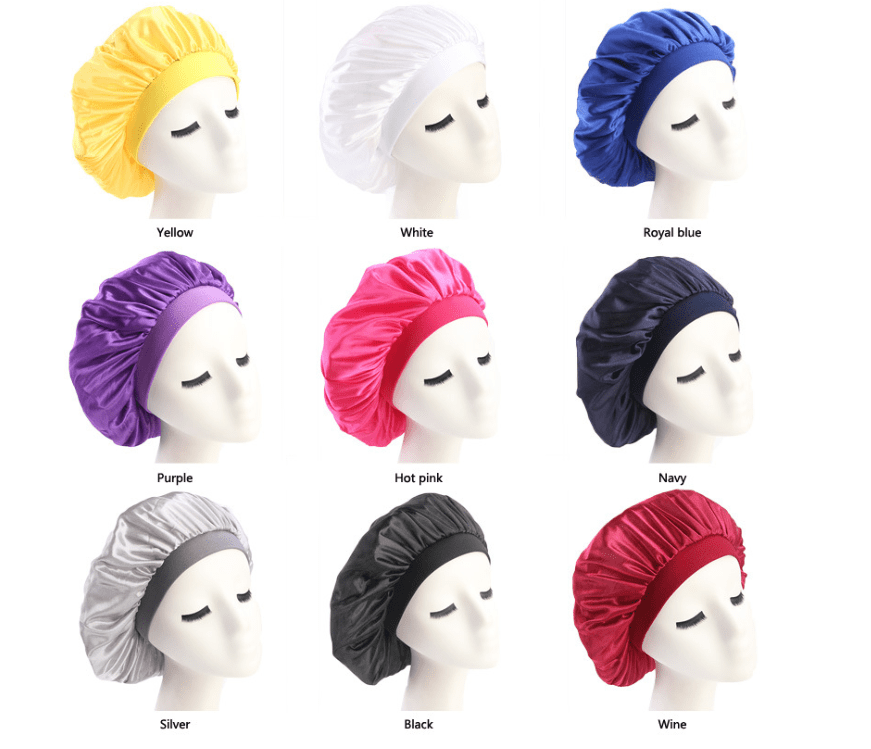 Lars Haircare Satin Hair Bonnet Silky Satin Big Hair Bonnet & Durag