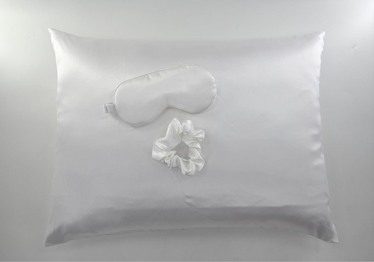 Lars Haircare Silk pillowcase White / 50x66cm Premium Satin Night-time Set CJCS142968027AZ