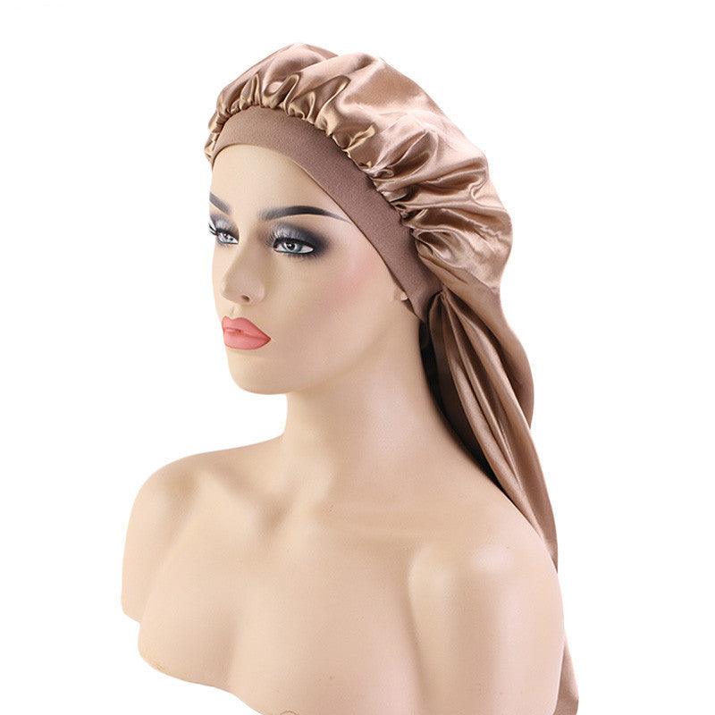 Larshaircare Satin double layered hair bonnet Double Layered Satin Hair Bonnet